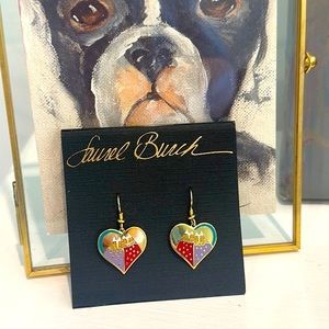 Laurel Burch “Valentine Cats” Earrings